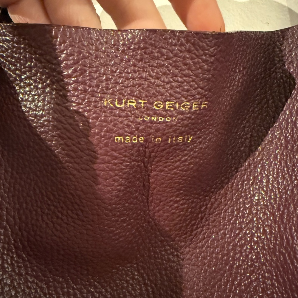 Kurt Geiger Deep Purple Tote Bag - Picture 2 of 3